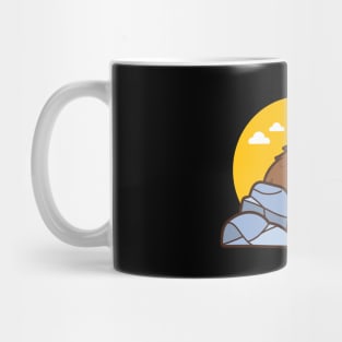 Does a bear poo in the woods? Just ask it. Mug